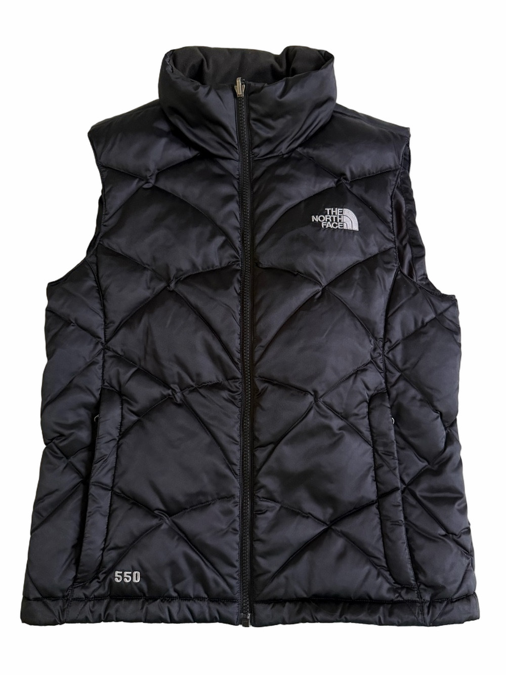 The North Face Aconcagua 550 Down Puffer Vest Black Size Small Women’s EUC